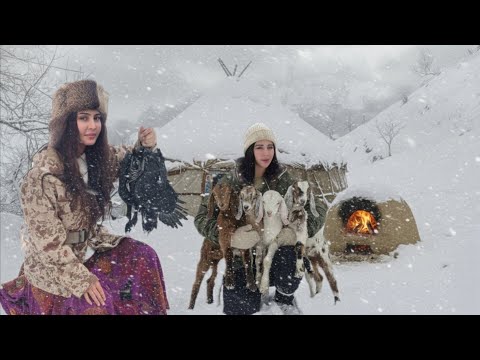 48 Critical Hours in the -21 Degree Cold in the Mountains! Shepherd Girls' Struggle for Survival!