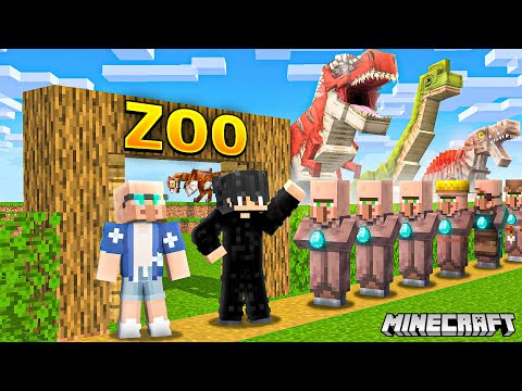 I Opened a Zoo with DINOSAUR in Minecraft!