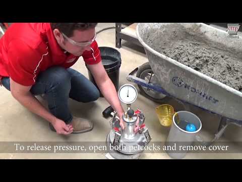 ASTM C231 - Air Content of Concrete by the Pressure Method