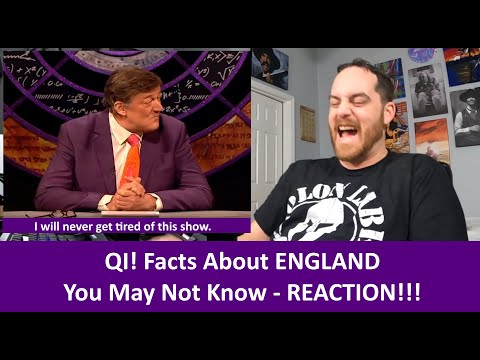 American Reacts to QI FACTS ABOUT ENGLAND... You MAY NOT KNOW With Stephen Fry REACTION