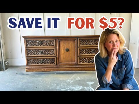 I Bought a $5 Dresser and Made It Awesome!