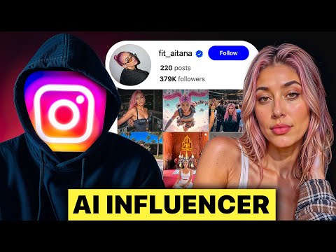 i made an AI influencer like Aitana Lopez (faceless instagram)