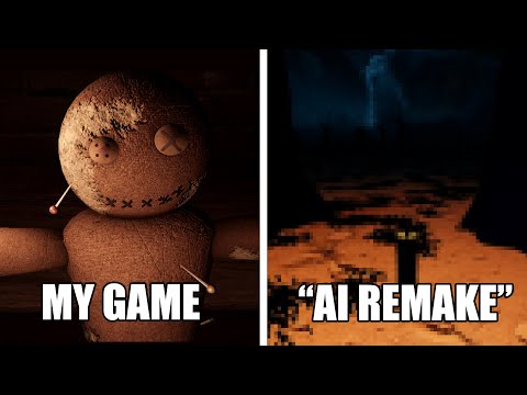 Can AI Make a Better Horror Game than Me?