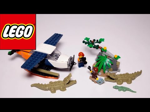 Lego City 60425 Jungle Explorer Water Plane Speed Build