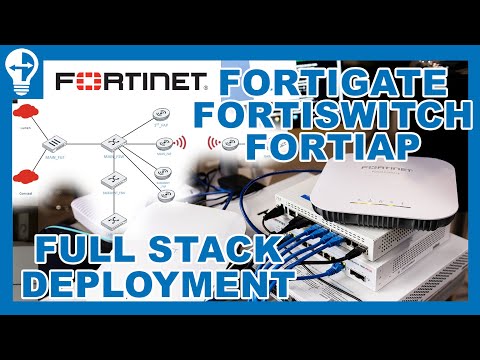 Fortinet Full Stack: Configuring FortiGate, FortiSwitch, FortiAP | SD-WAN, VLAN, SSID, w/FortiLink!