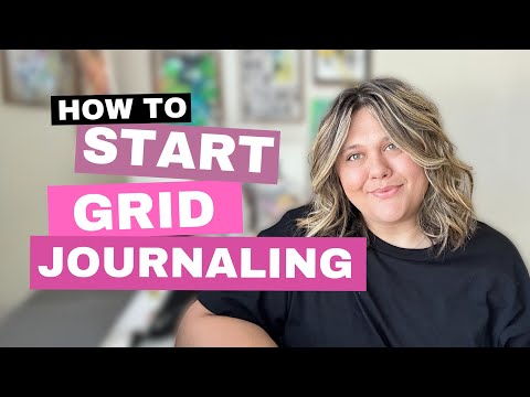 Why you should grid art journal | Create with me!