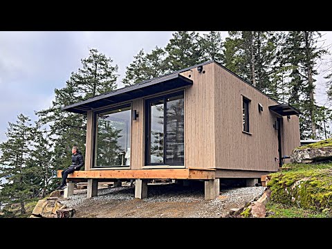 Inside the 600 square foot Prefab Home that was Built in Under a Week!