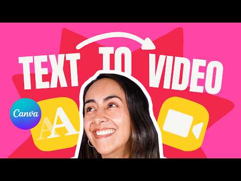 You gotta try Canva's New Text-to-Video AI Generator!
