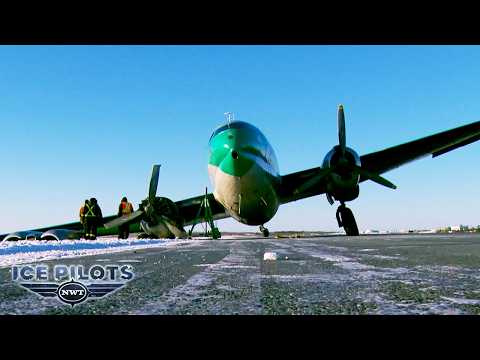 Landing Gear Collapse Shreds C-46 Engine And Wing! | Ice Pilots