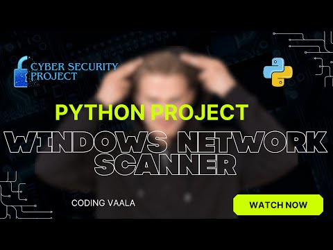 Python Tutorial #40 Network Scanner for beginners