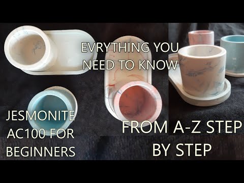 Jesmonite AC100 for Beginners A-Z Step by Step + Everything You Need to Know-DIY #JESMONITE