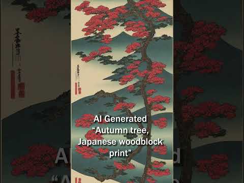 Seasons (AI Japanese Woodblock Print)