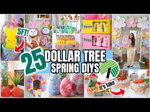 25 DOLLAR TREE DIYs For EASTER that don't look cheap & are Budget Friendly! 🐰