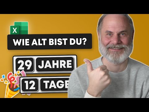 VERSTECKTE Funktion für Alter und Geburtstag in Excel