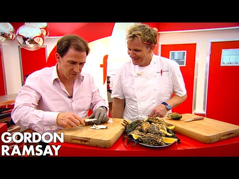 Gordon Ramsay Teaches Rob Brydon How To Shuck An Oyster | The F Word FULL EPISODE
