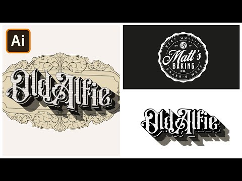 Vintage Text Effect in Adobe Illustrator | Appearance & Transform effect | Graphic design