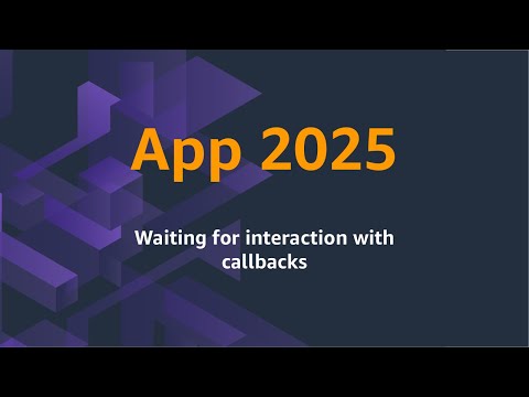 App 2025 Episode 3: Waiting for interaction with callbacks