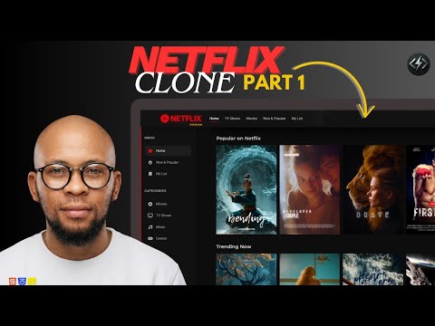 Learn CSS Flexbox & CSS Grid Build a Netflix Clone - HTML CSS Tutorial for Beginners CSS Full course