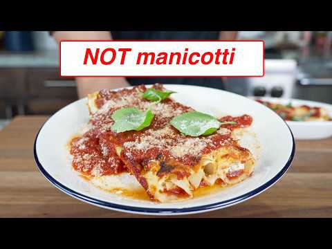 Cannelloni, The EASIEST Stuffed Pasta on Earth