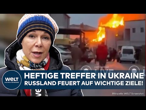 PUTINS KRIEG: Brisante Treffer in Ukraine! Russland feuert Raketen und Drohnen auf bestimmte Ziele