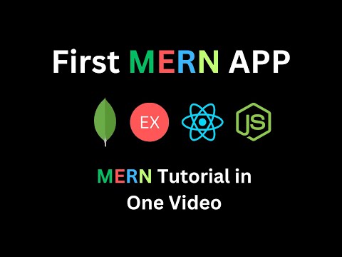 Create Your First MERN (MongoDB, Express JS, React JS and Node JS) Stack- MERN Tutorial for Beginner