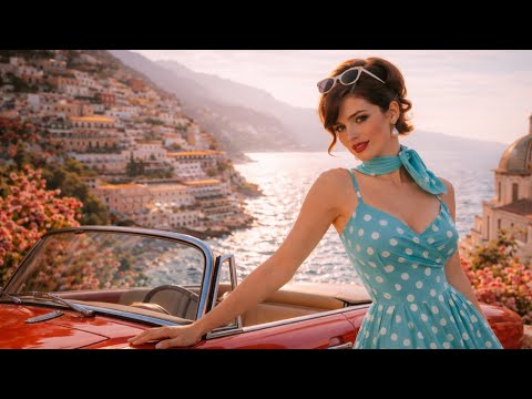 Vintage Italian Love Story 🇮🇹 Amalfi Coast Sunset | Romantic Cinematic Music (1960s Italy)