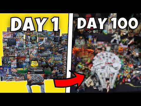 Building LEGO Everyday for 100 DAYS...