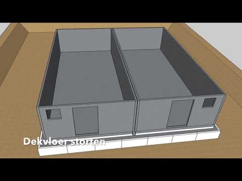Constructie in sketchup de Lanen