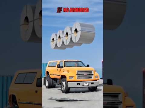 How Much Stronger Is an Armored Car?💪 #shorts