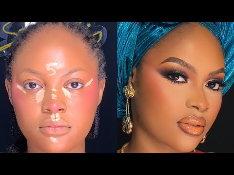 NIGERIAN BRIDAL MAKEUP TUTORIAL 