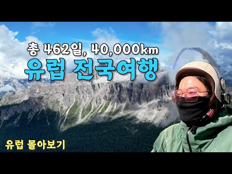 한국에서 오토바이 타고 와서 90일간의 유럽 전국여행 모토사이클 다이어리 (유라시아 유럽)