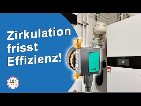 Warum die Zirkulationsleitung eine Wärmepumpe stresst