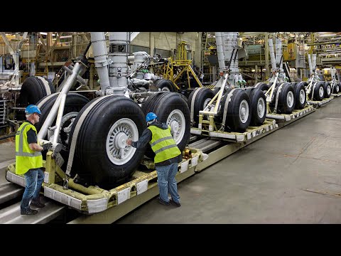 How They Build Brand New Landing Gear From Scratch Inside Billion $ Factory