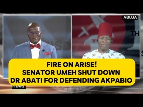 Arise On Fire — Senator Victor Umeh SCHOOLs Dr Abati 