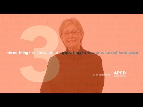 Three Things to Know About Operating in the New Social Landscape