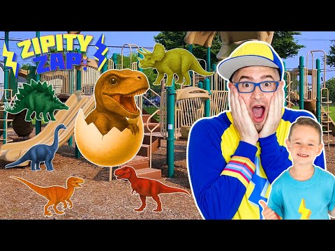 Playground Dino Hunt Adventure | What's Inside The Dinosaur Egg?
