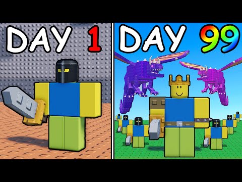 i created the DEADLIEST ARMY in Roblox make an army...