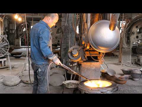 Inside The Chinese Factory: The Epic Craft of Classic Cast Iron Pan Production