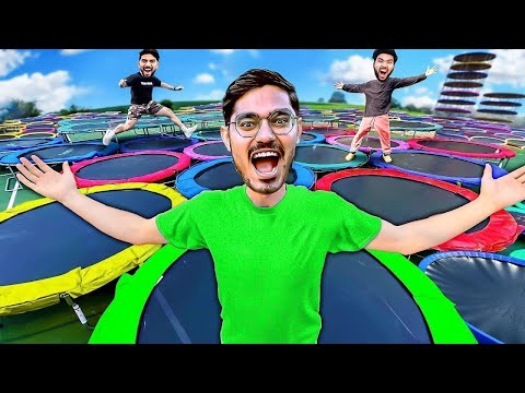 Crazy XYZ New VIdeo : Bicycle Tubes Se Banaya Real Trampoline 😲 | Fully Working Experiment