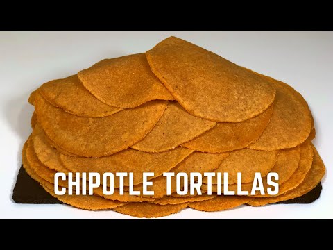 How To Make Chipotle Tortillas 🌶