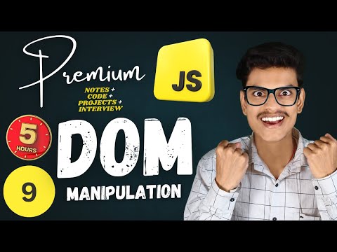 Ultimate DOM Manipulation Crash Course: From Beginner to Pro | Premium JavaScript