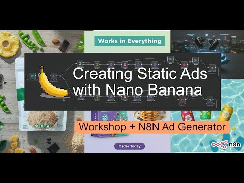 How to Create AI Product Ads and Photos With Nano Banana | N8N Ad Generator