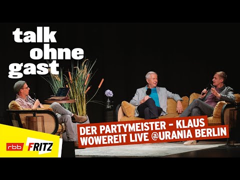 Der Partymeister – Klaus Wowereit live @Urania Berlin | Talk ohne Gast