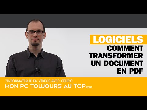 Comment imprimer un document en PDF