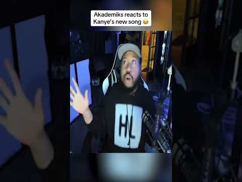 Akademiks reacts to Kanye’s new song 😂 #djakademiks #akademiks #fyp #rap #hiphop #kanyewest