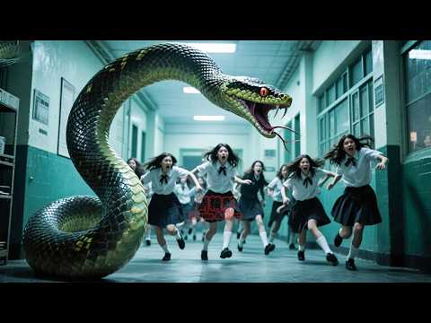 【Thriller😈Movie】实验失败后的变异巨蛇闯入女校，一口就吃掉了校长，小保安带着少女们蛇口脱险！#中国电影#悬疑 #movie #惊悚 #悬疑 #探险 #奇幻 #僵尸 #恐怖 #食人鱼
