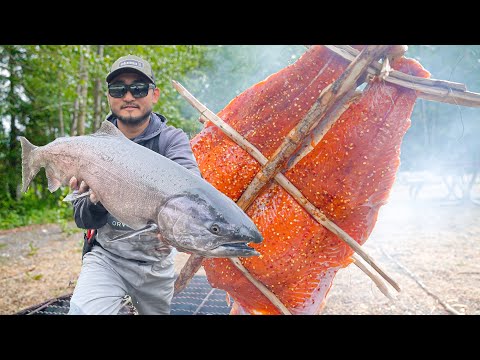 BEST CAMPFIRE SMOKED SALMON | Wow!