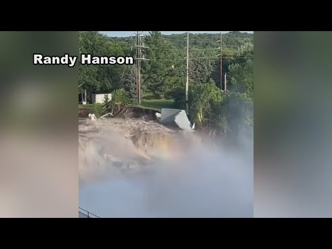 West bank of Minnesota's Rapidan Dam continues to erode