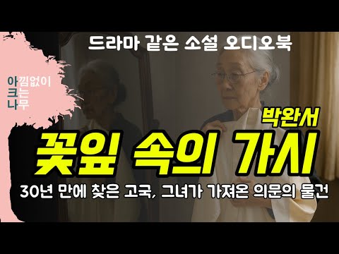 자신을 대접하고 싶은 언니의 마지막 의지ㅣ박완서 단편소설 📖 꽃잎 속의 가시 ㅣ책 읽어주는 여자 ㅣ중간 광고없는 오디오북ㅣ드라마같은 한국 소설 듣기