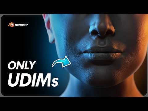 How to Get Insane Details Using UDIMs in Blender!!!